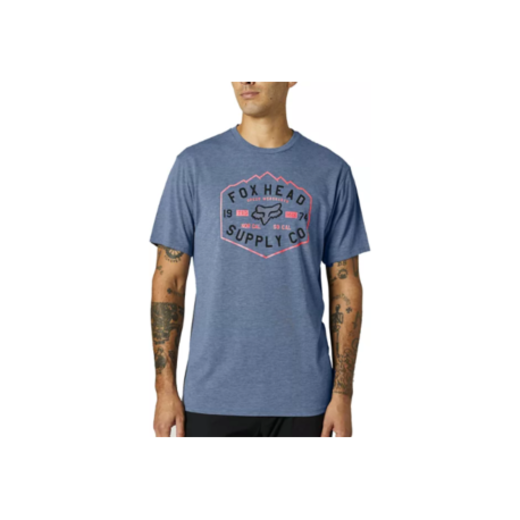 Футболка Fox Backbone SS Tech Tee Matt Blue, M, 2021 (26974-034-M) pitbikemarket.ru