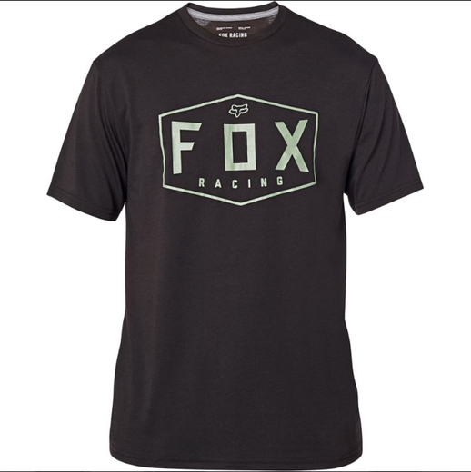 Футболка Fox Burnt SS Tech Tee Black, L, 2021 (26970-001-L) pitbikemarket.ru