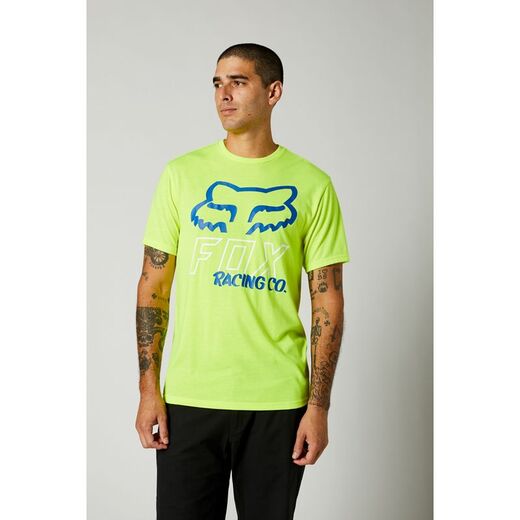 Футболка Fox Hightail SS Tech Tee Flow Yellow, L, 2021 (26973-130-L) pitbikemarket.ru