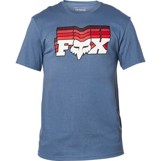 Футболка Fox Off Beat SS Tee Blue Steel, S, 2020 (26018-305-S) pitbikemarket.ru