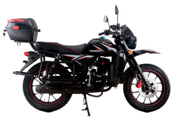 Мотоцикл дорожный ROCKOT QUEST 150 (черный глянцевый, ЭПТС) pitbikemarket.ru