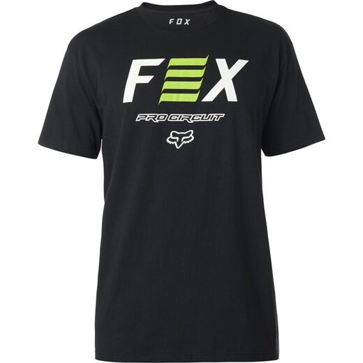 Футболка Fox Pro Circuit SS Tee Black, M, 2020 (26444-001-M) pitbikemarket.ru