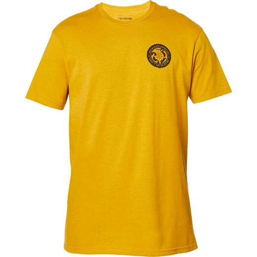 Футболка Fox Tread On SS Premium Tee Mustard, L, 2020 (26014-440-L) pitbikemarket.ru