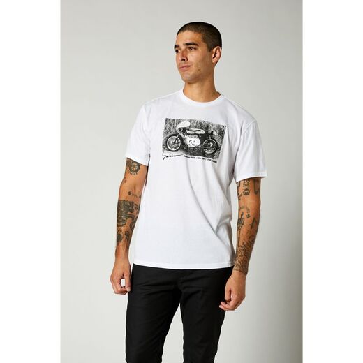 Футболка Fox Yoshimura Oversized SS Tee Optic White, L, 2021 (26955-190-L) pitbikemarket.ru