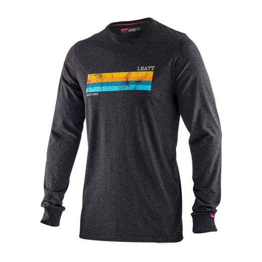 Футболка Leatt Beermat LongSleve Shirt Grey, L, 2021 (5021800242) pitbikemarket.ru