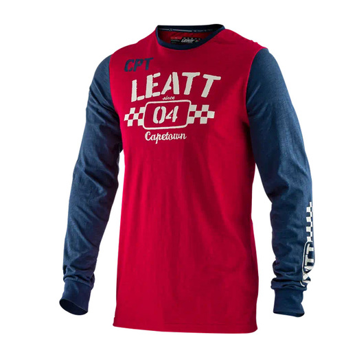 Футболка Leatt Heritage LongSleve Shirt Red, XL, 2021 (5021800323) pitbikemarket.ru