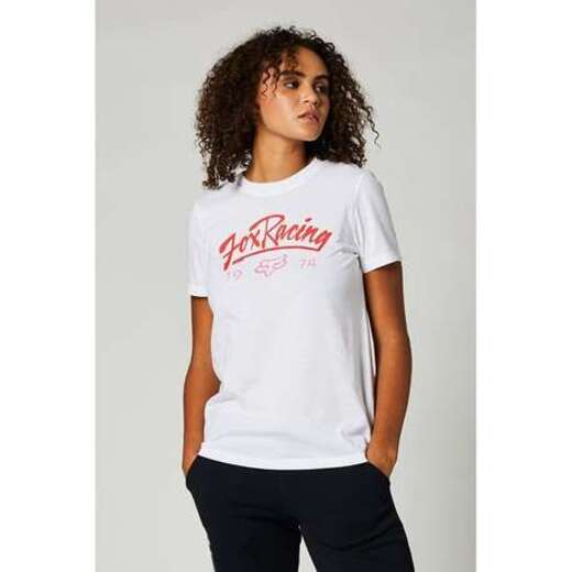 Футболка женская Fox Center Stage BF Tee White, M, 2021 (27163-008-M) pitbikemarket.ru