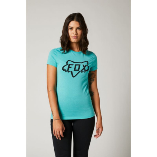 Футболка женская Fox Division Tech Tee Teal, S, 2021 (27168-176-S) pitbikemarket.ru