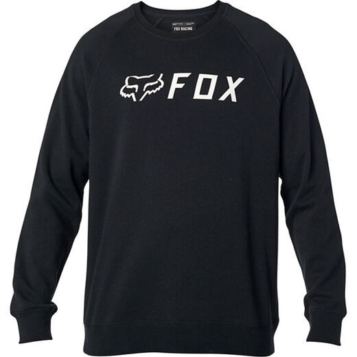 Толстовка Fox Apex Crew Fleece Black/White L (26436-018-L) pitbikemarket.ru