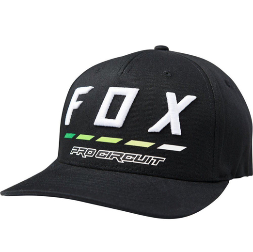 Бейсболка Fox Pro Circuit Flexfit Hat Взрослый, L/XL, черный, 2020 (26447-001-L/XL) pitbikemarket.ru