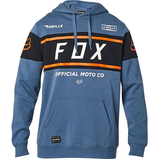 Толстовка Fox Official Po Fleece Blue Steel L (25957-305-L) pitbikemarket.ru