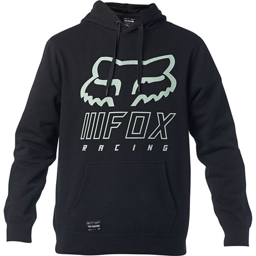 Толстовка Fox Overhaul Po Fleece Black/Green XL (25959-151-XL) pitbikemarket.ru