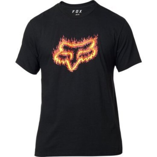 Футболка Fox Flame Head SS Tee Black M (23713-001-M) pitbikemarket.ru
