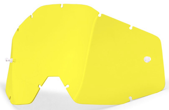 Линза 100% Racecraft/Accuri/Strata Anti-Fog Yellow (51001-004-02) pitbikemarket.ru