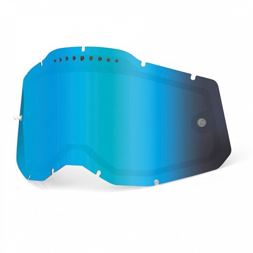 Линза 100% RC2/AC2/ST2 Replacement Lens Vented Dual Pane Mirror Blue (51008-650-01) pitbikemarket.ru