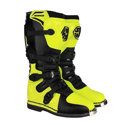 Мотоботы Scoyco MBM006 высокие желтые 43 pitbikemarket.ru